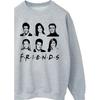 Friends Womens/Ladies Faces Logo Sweatshirt