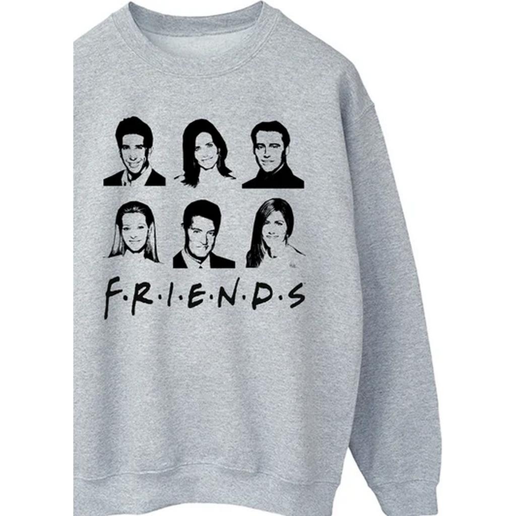 Friends Womens/Ladies Faces Logo Sweatshirt