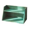 Desktop Wood Makeup Organizer Compact Double Layer Desk Storage Box Cosmetic Organizer for Bedroom Vanity Use