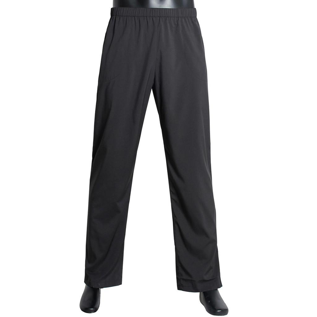 Classic Cotton Blend Mens Lounge Pants With Elastic Waist For Casual Wear