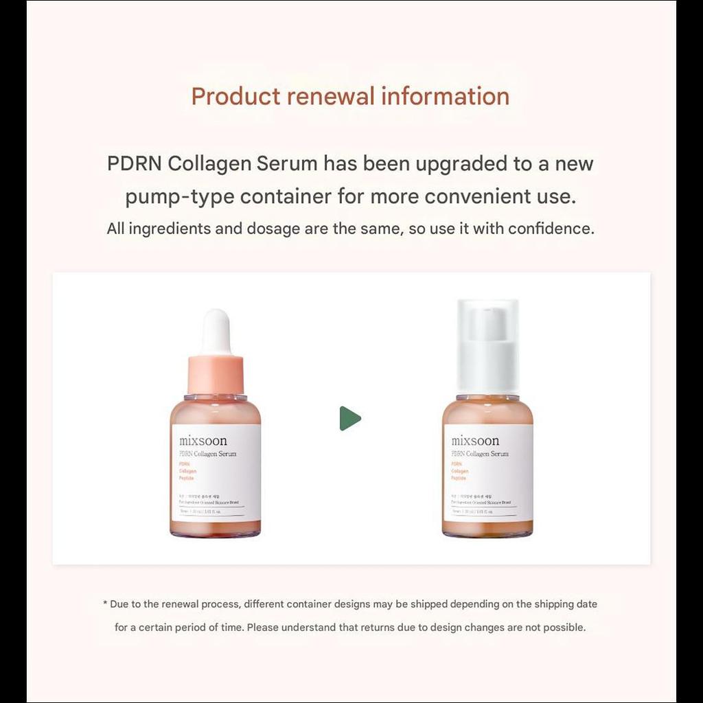 Mixsoon PDRN Kollagen Serum 30ml
