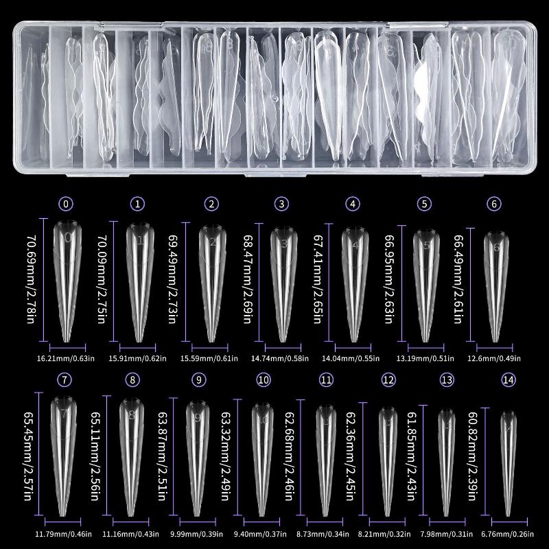 120Pcs Butterfly Shape Nail Extension False Tips Natural Sculpted Ballet Fake Nails Full Cover Press On Nails Diy Nail Supplies