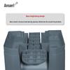 Ansergy Multi-Zone Foot Pedal Waste Bin