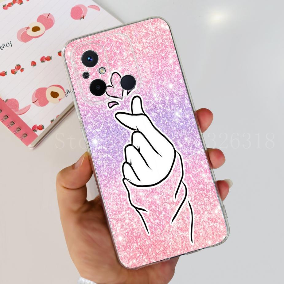 For Xiaomi Redmi 12C Case 2022 Cute Cat Butterfly Soft Silicone Slim Phone Case For Xiaomi Redmi 12C 12 C Redmi12C Fundas Bumper