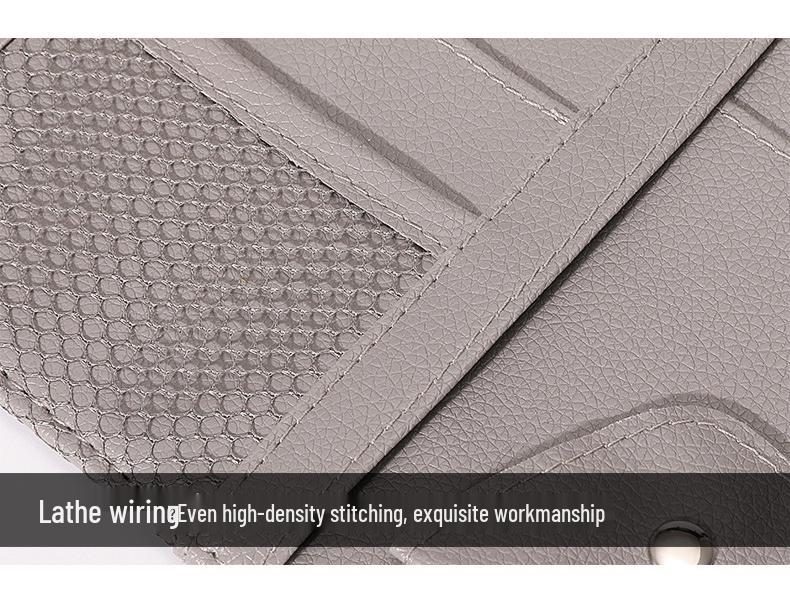 Multi-Functional Car Sun Visor Organizer: Card Holder, License & Receipt Keeper, Cable Storage, Glasses Clip