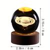 2025 New Bedroom Bedside Table Decoration For Friends Couples Heartfelt Gifts Creative 3D Luminous Crystal Ball LED Night Light