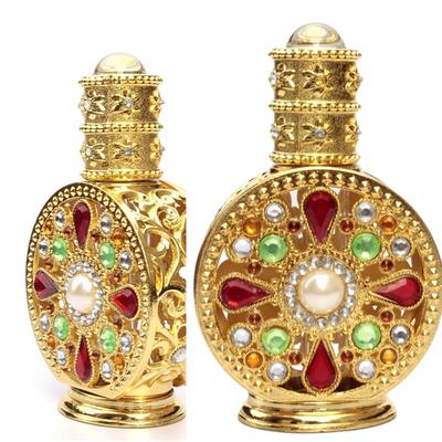 12ml Vintage Ätherische Öl Parfums Leere Flasche Aufbewahrungsflaschen Vintage Leer Künstlich Mehrfarbig Nachfüllbares Gefäß