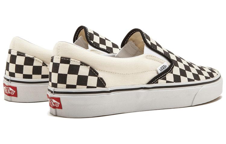 Vans Classic Slip On Black Off White "Checkerboard"