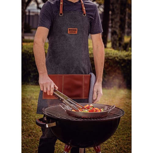 TRAMONTINA Tramontina Apron Churrasco Black, Dark Gray, Brown, One Size Fits All
