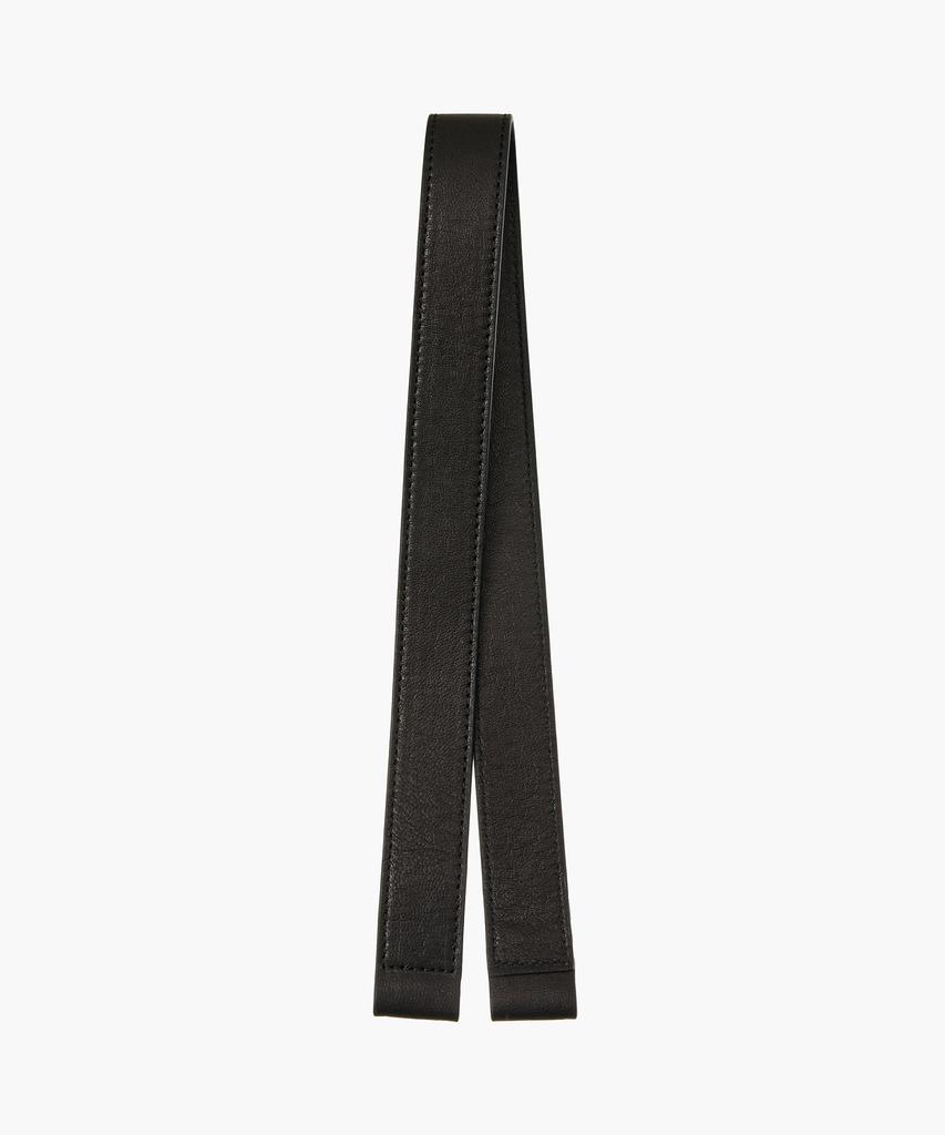 Margesherwood Dumpling Strap_Black Washed Nappa