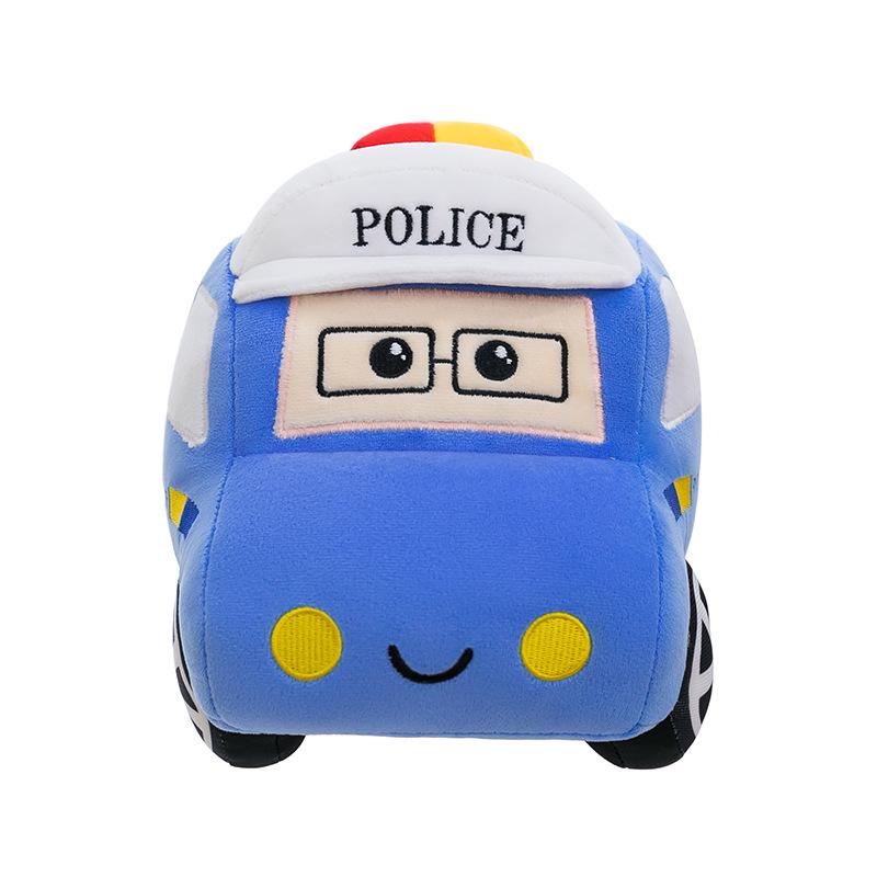 Cartoon Auto Kissen: Polizei, Krankenwagen, Taxi Plüschtiere - Foto Requisite & Kindergartendekoration Geschenk