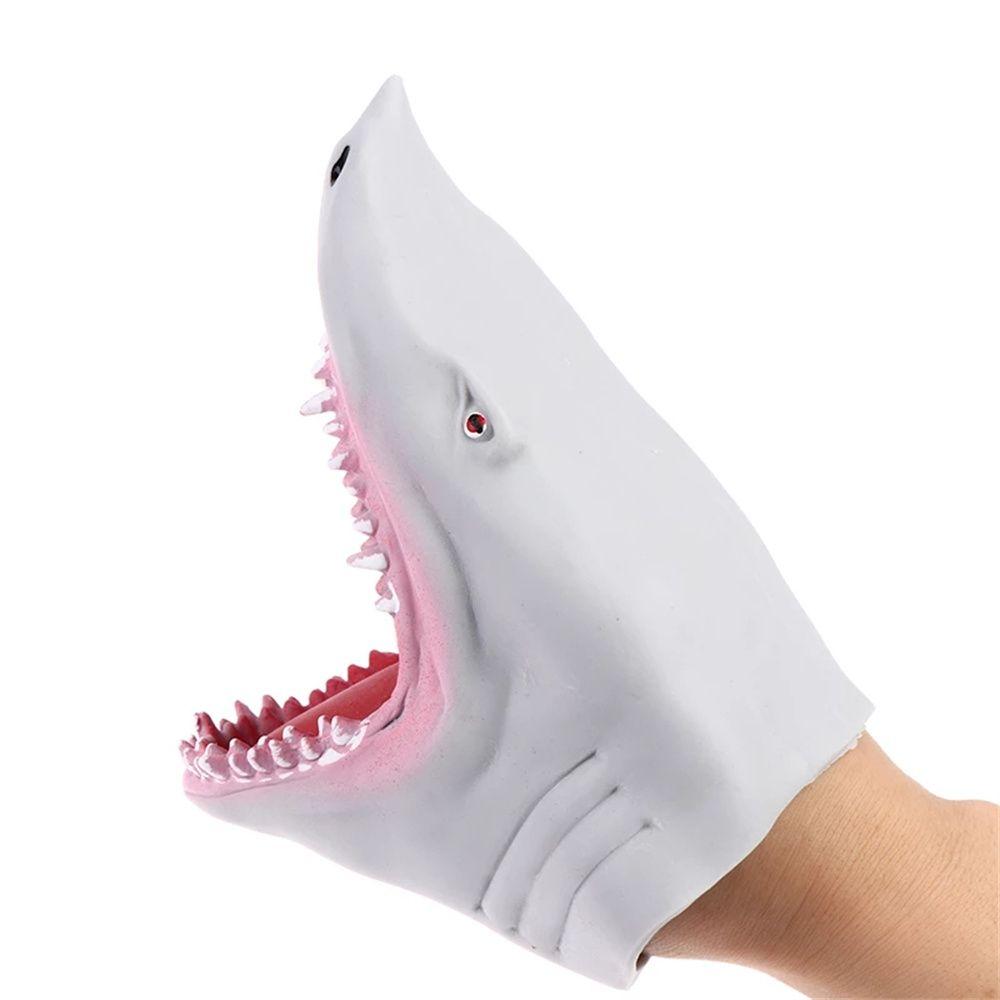 Role Playing Toy Finger Dolls Fingers Puppets Animal Head Gloves Shark Dinosaur Shark Hand Puppet