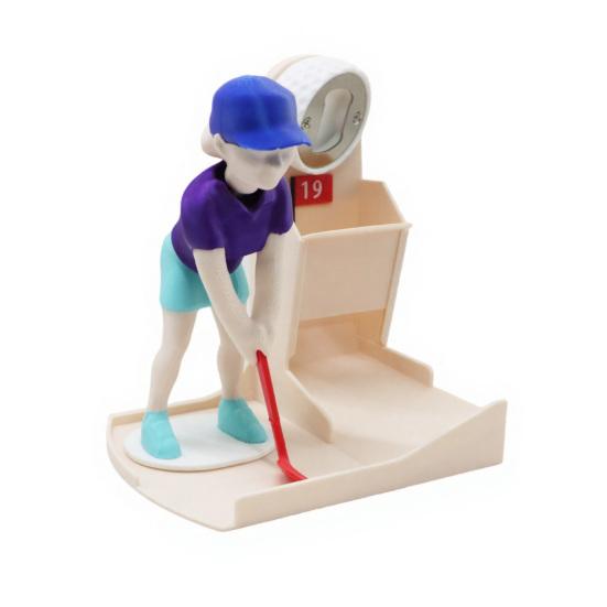 3D Printed Golf Swing Beer Buddy Golf Themed Beer Bottle Opener Portable Tabletop