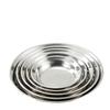 Xuanbo 304 Stainless Steel Anti-overflow Flat-bottom Round Steaming and Prep Plate