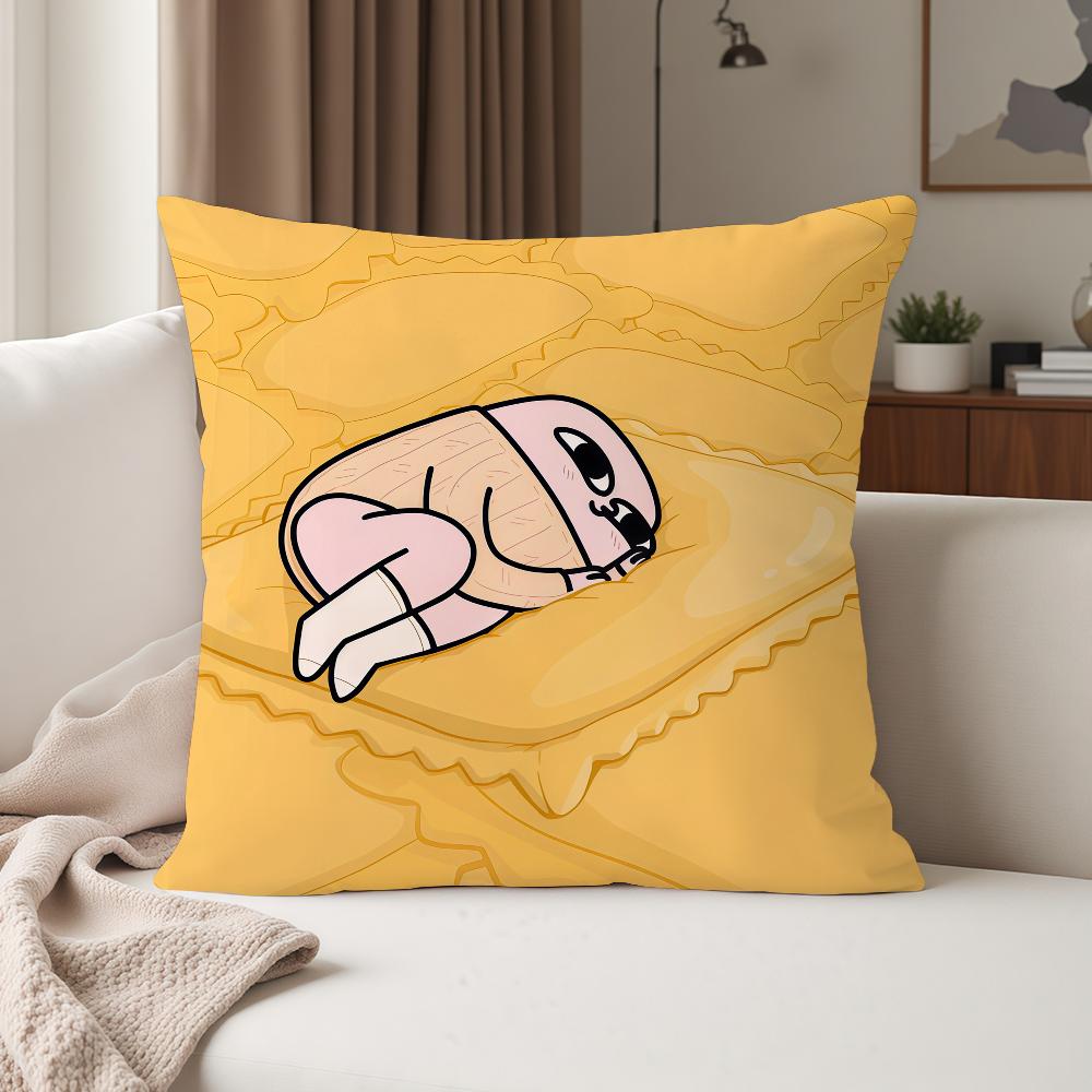 Cartoon Cute Kketnipz Pillow Case Suitable For Bedrooms Living Rooms Cars Home Decoration