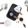 Wood Handle Scaled Coffee Pouring Cup Coffee Extraction Mug  Coffee Measurements