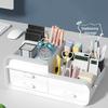 Makeup Storage Box Drawer Dormitory Finishing Plastic Shelf Large Makeup Capacity Cosmetics Skin Care Dressing Table Desktop