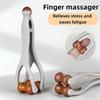 1/3 peças Rolo Massageador de Dedos de Madeira Maciça com Rolos 360° Design de Clipe Massageador de Dedos Bastão de Acupressão para Alívio de Meridianos da Mão
