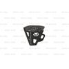 Black Rear Oil Reservoir "Cover Fit For Royal Enfield Bear 650"