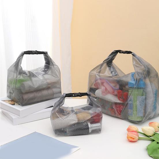 Xiaobudian Multifunctional Storage Bag, with Top Buckle Design, Waterproof EVA Beach Bag for Toiletries Cosmetics Swimsuit Towels