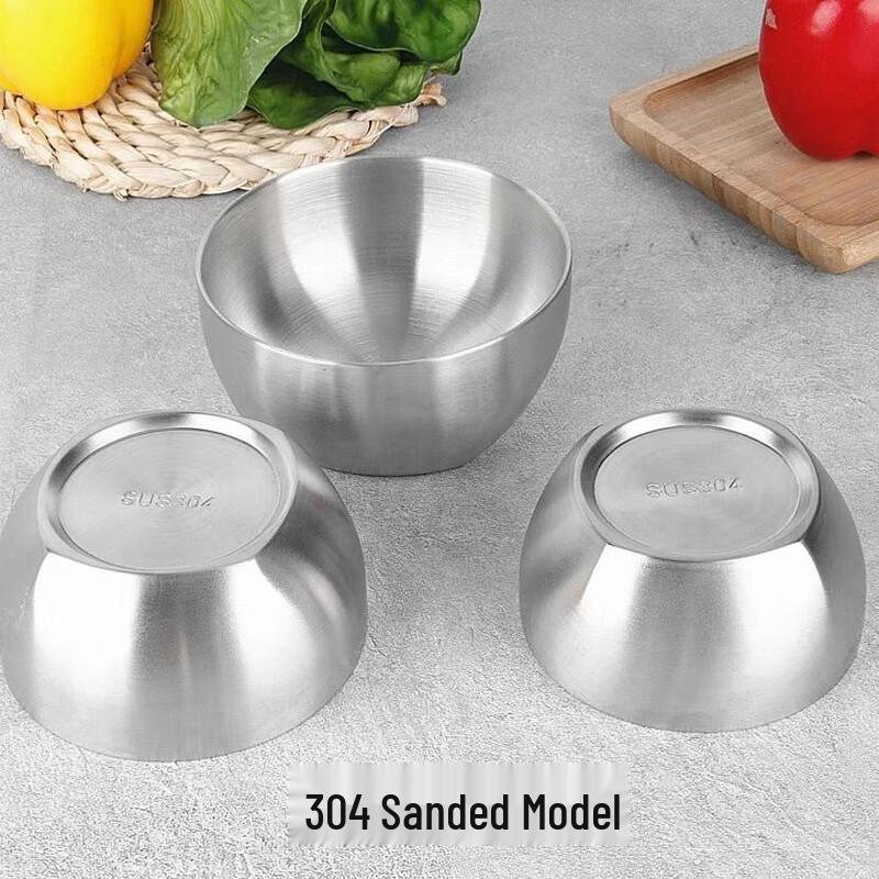 ZISIZ 304 Stainless Steel Household Bowls