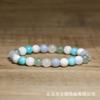 Pastel Multi-Gemstone Bead Bracelet – Dainty Boho Jewelry, Calm Clarity Gift for Women