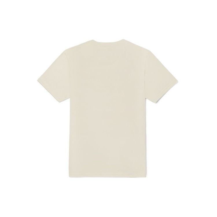 Vans Ss22 Leopard Print Solid Color Round Neck Short Sleeve T-Shirt Unisex Tops Beige VN0A7PJV3KS