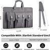 Starlink V3 Carrying Bag for 3rd Generation Starlink Standard Flat Storage. Starlink Gen 3 Case Carrying Bag. Fits All Accessories. Waterproof,