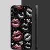 Sexy Lip Pattern Phone Case For IPhone 17 16 15 14 Plus 13 12 11 Pro MAX Air Screen Protector Casing Shockproof Cover