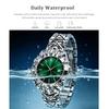 Mens Punk Style Quartz Watch Unique Claw Design Metal Bracelet Watches Waterproof with Date