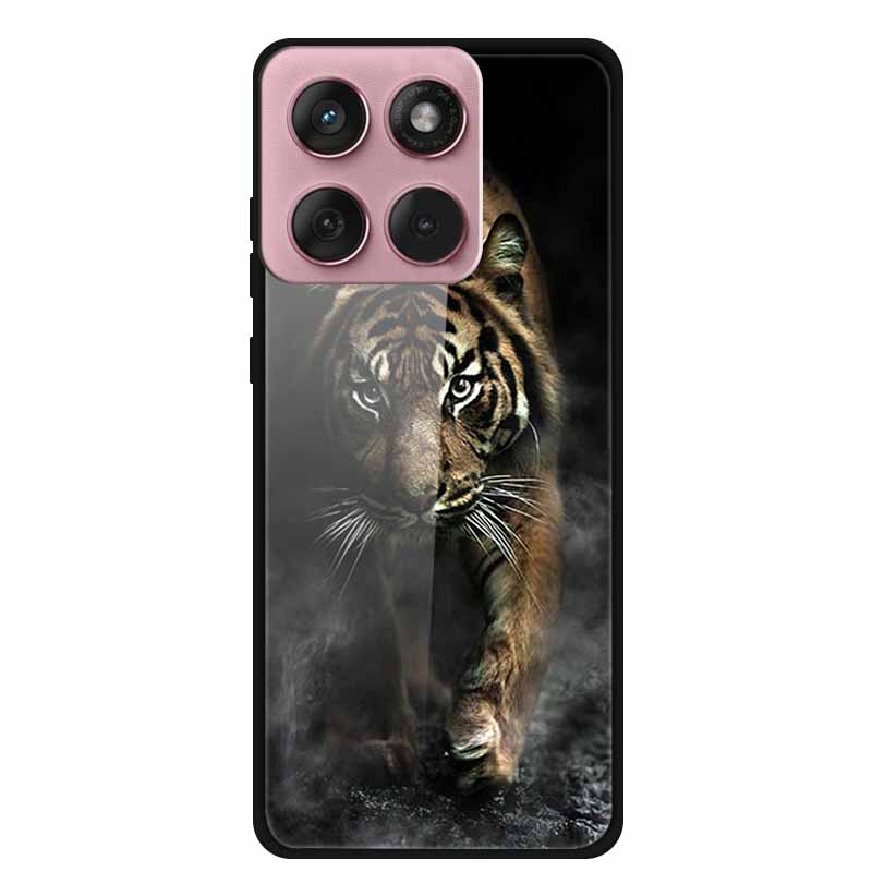 For Motorola Edge 60 60s 5G Case Hard Back Cover Tempered Glass Case For Motorola Edge 60 Fusion Phone Case Soft TPU Bumper Para