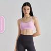 2025 Spring and Summer New Sexy Beauty Back Sports Vest Women's Chest Pad Shockproof Push-up Yoga Intimates Workout Bra