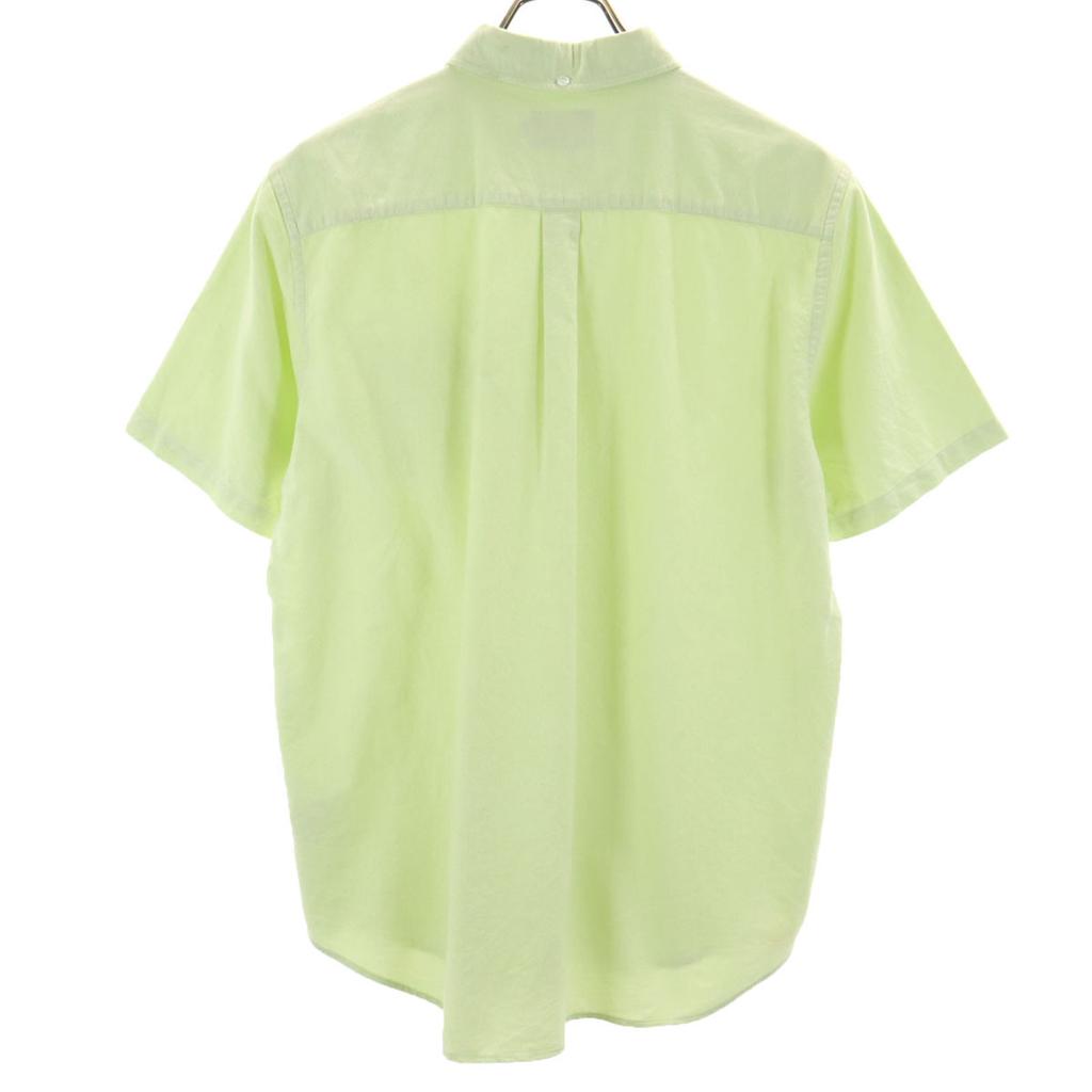 Stussy Made In Japan Short Sleeve Button Down Shirt M Green System Men's Used