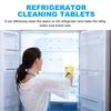 Środek czyszczący do lodówki, środek eliminujący zapachy z zamrażarki i lodówki, tabletki czyszczące do lodówki do wnętrza lodówki