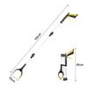 Portable Foldable Litter Picker Grabber Tool Lightweight Wide Claw Trash Reacher for Outdoor Camping Cleaning