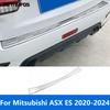 For Mitsubishi ASX/RVR/Outlander Sport ES - 2024 Outer Rear Trunk Bumper Foot Plate Tailgate Door Sill Scuff Guard Plate