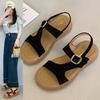 Flat-bottomed One-word Sandals for Women To Wear In Summer 2025, New Versatile Non-slip Soft-soled Casual Beach Sandals