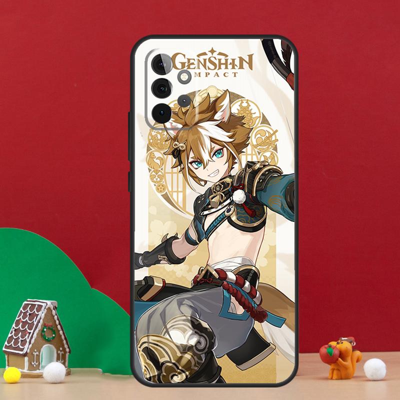 Genshin Impact Gorou Case For Samsung Galaxy A17 A06 A16 A56 A36 A54 A34 A14 A52 A32 A13 A23 A33 A53 A15 A35 A55