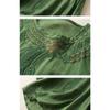 Linen Plus Size Middle-aged Mom Summer Chinese Style Short Sleeved Women's Blouses & Shirts