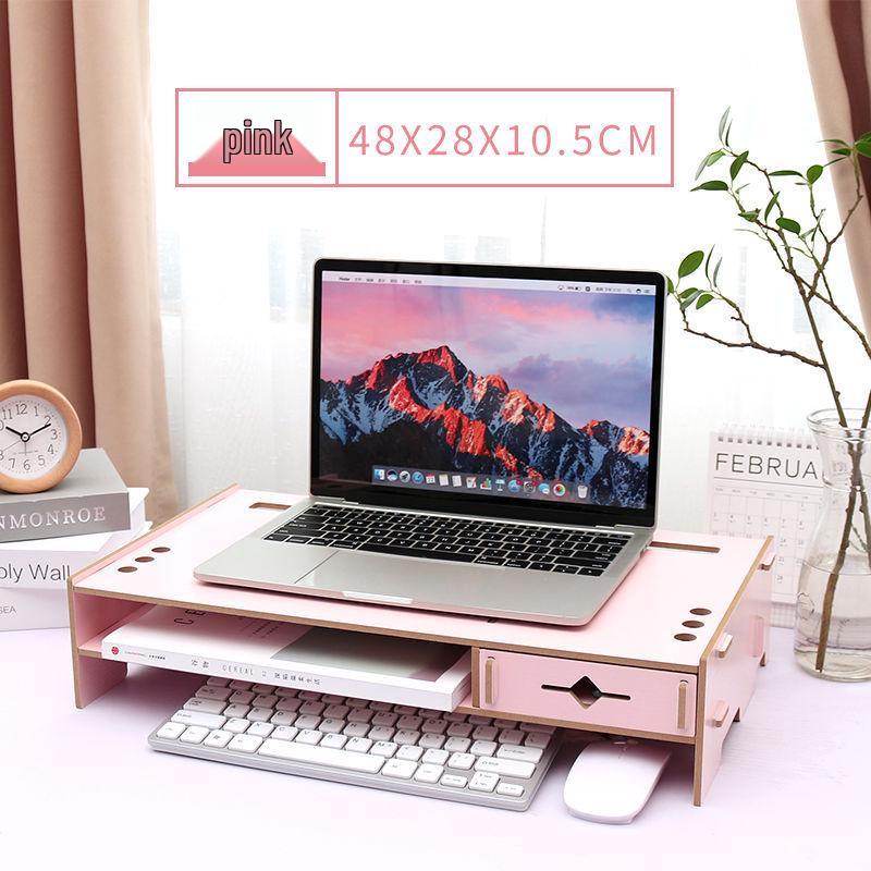 Ergonomic Laptop Cooling Stand with Storage