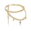 Ladies Personality Temperament Chain Round Bead Waist Belt Geometric U-shaped Tassel Lock-shaped Multi-element Belt Waist Chain
