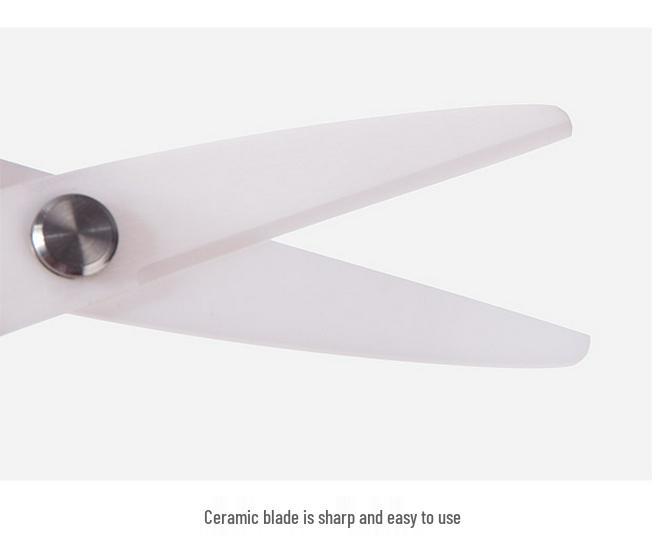 Compact Kitchen Ceramic Scissors for Vegetables