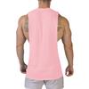 Men Muscle Fit Sleeveless Tank Top With Side Cutout Workout Gym Shirt