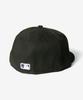 New Era 59FIFTY Los Angeles Dodgers Black Size 7 Cap, & White, 1/8" [Used]