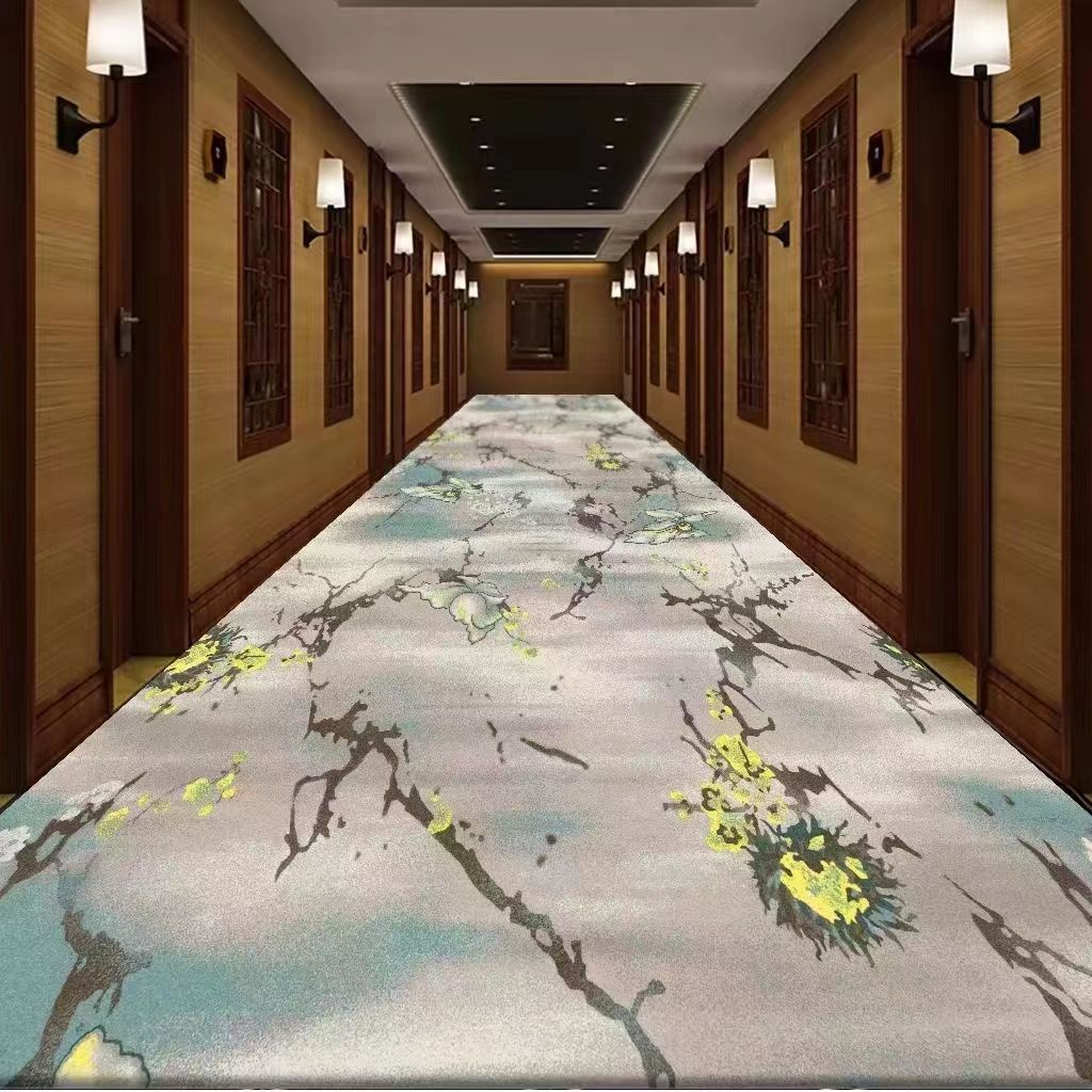 Long Corridor Carpet Non-slip Hall Runner Carpets Stairway Rug European Style Aisle Carpet