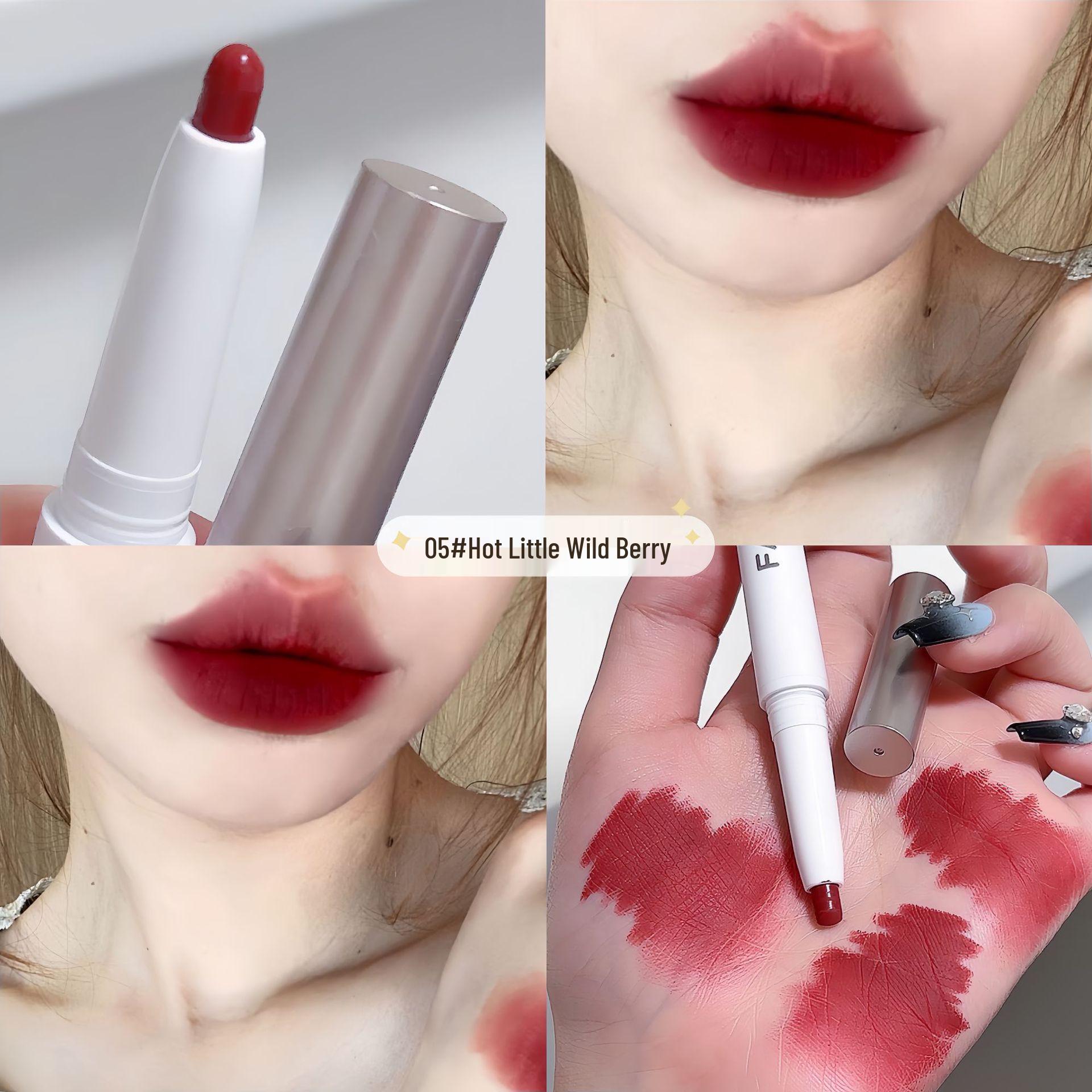 

Увлажняющая матовая помада-карандаш, меняющая цвет, с долговечным бархатным финишем 500mg