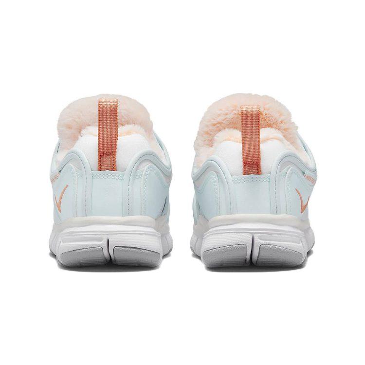 Nike Dynamo Free SE Fleece Lined Comfortable, Lightweight Low Top Kids Lifestyle Shoes Blue Gray Kids' FB7176-181