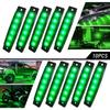 10x Smoked LED Rock Light Underbody Light For Jeep Offroad Truck UTV ATV