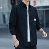 Spring and Autumn Cotton Men's Long Sleeve Shirt Casual Loose Edition Non-ironing Business Shirt Men's Jacket