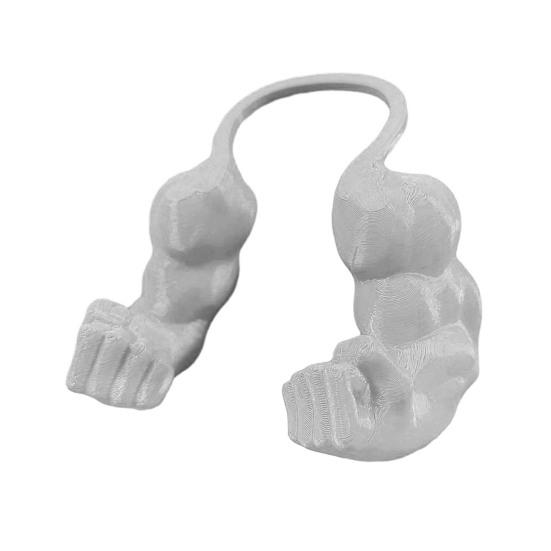 Cat Muscle Arm Costume Funny Cat Neck Arm with Muscle 3D Printed Cat Arm Prop for Parties Photos Entertainment